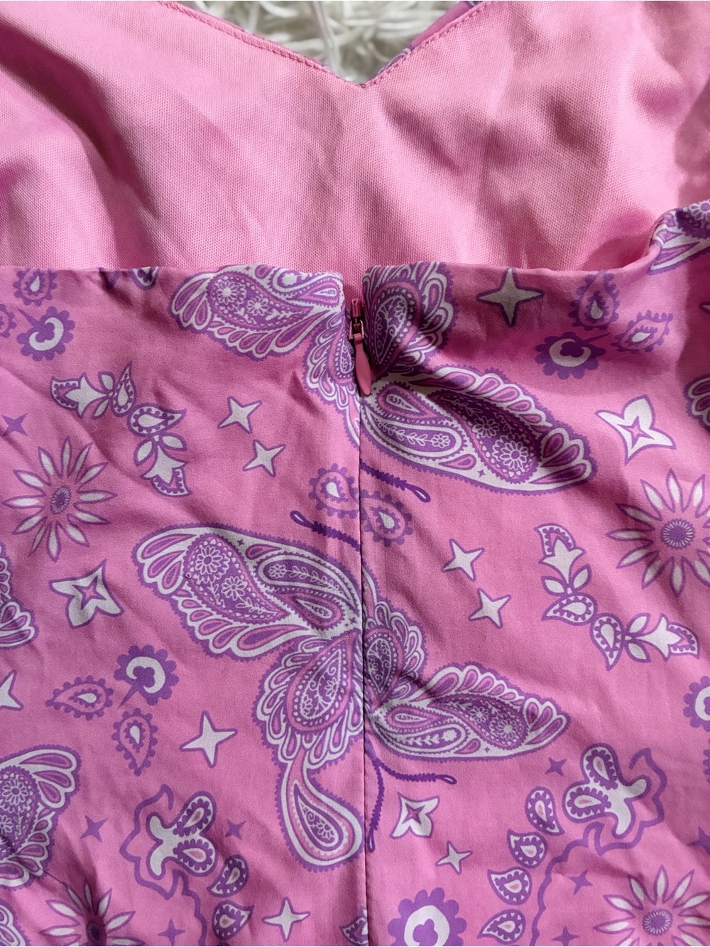 Dolls Kill Sugar Thrillz Y2K 90s Fairy Festival Butterfly Bandana Print Dress 1X - Picture 12 of 12